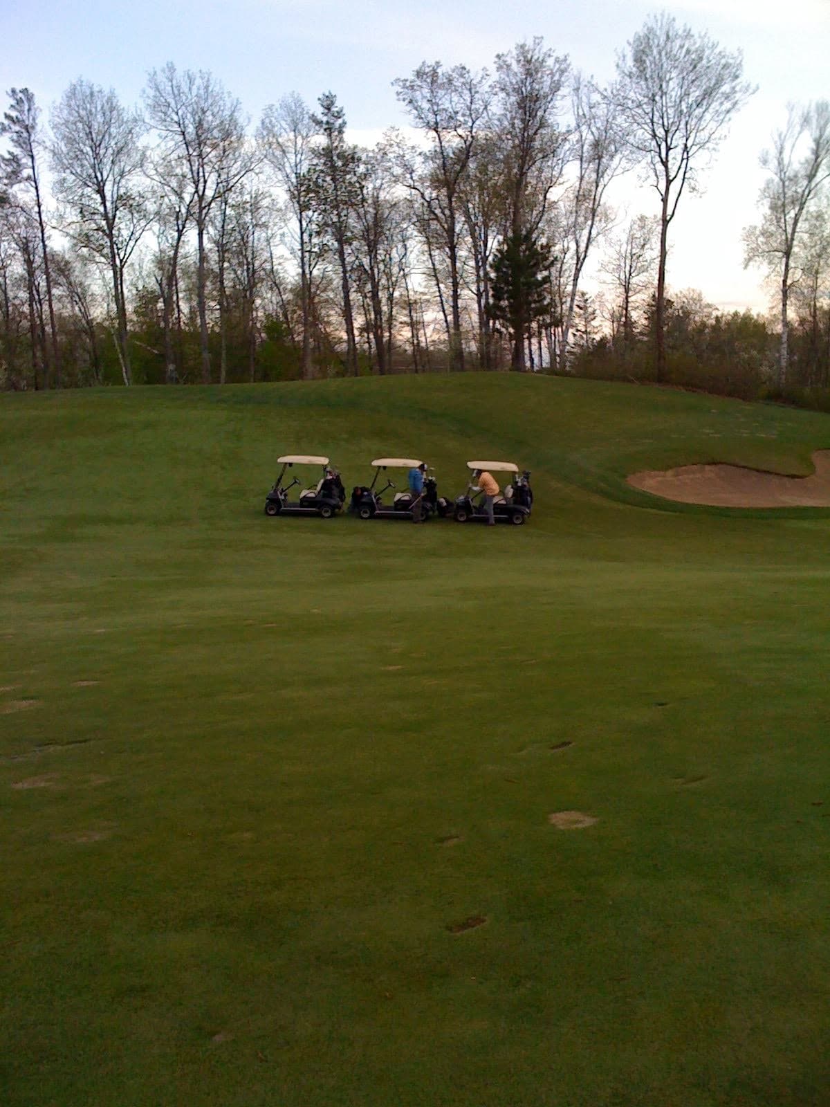 Cragun's Legacy fairway at dusk